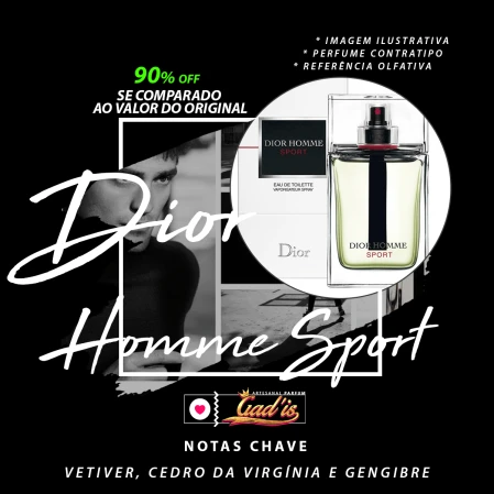 Perfume Similar Gadis 48 Inspirado em Dior Homme Sport 2017 Contratipo